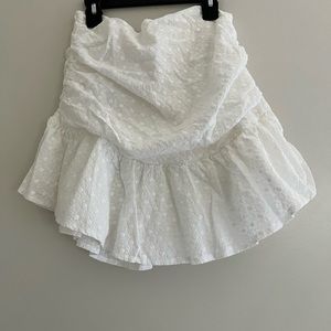 *like new* high waisted eyelet mini skirt